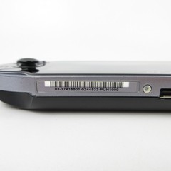 【Very Good】Sony PS Vita PCH-1000 Crystal Black Wi-Fi Model Console #DEN0322/07