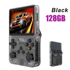 128GB, R36S Retro Handheld Video Game Console 20000 Games 3.5 Inch IPS Scree