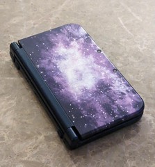 New Nintendo 3DS XL Galaxy Edition Handheld System – Purple with Case & Charger
