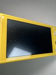 Nintendo Switch Lite Yellow Handheld Console (FOR PARTS/NOT WORKING) Blue Screen