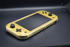 Nintendo Switch Lite 256GB Custom Handheld System – Gold No Drift Kit