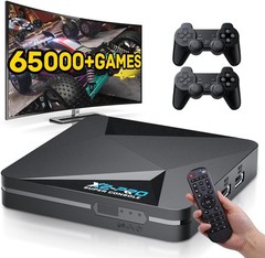 Smooth 4K Retro Game Console – 65,000 Games, Dual System & Dual Band Wi-Fi