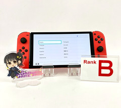 Nintendo Switch 64GB OLED Mario Red B Rank Console ＆ Joy-Con set Region Free