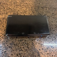Nintendo 3DS Cosmo Black CTR-001 With Charger And Game NO STYLUS