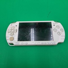 USED Sony PSP 2001 White Slim Console FOR PARTS OR REPAIR