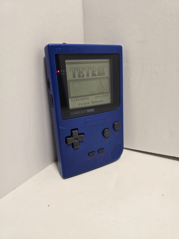 Nintendo Game Boy Pocket Blue Handheld Console System MGB-001