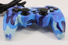 Hori Analog Sindou Pad 2 Controller Camouflage Blue PlayStation 2 DualShock PS2