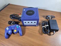 Nintendo GameCube Indigo Console Bundle OEM Controller Cords Tested Working