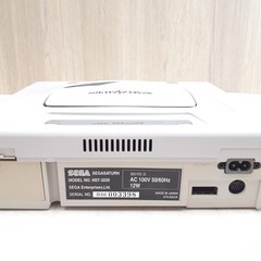 Sega Saturn Console White Bundle with 2 Controllers 5 Games Gundam V. Fighter