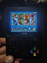 X6 Handheld Video Game Console 3.5″ Display, 16GB SD, USA Model
