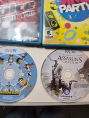 Nintendo Wii U Deluxe 32GB Console Only + Cables Games Sensor Black WUP 101 02