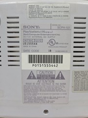 Sony PSOne PS1 Slim SCPH-101 Tested Working With Cables No Controller WEAK LASER