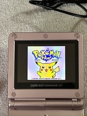 Nintendo Game Boy Advance SP AGS-101 Pearl Pink Lot All Working Pokémon Ruby,SEP