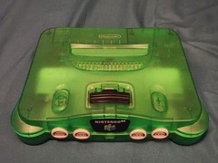 Authentic Nintendo 64 Jungle Green “Funtastic” Console tested and working!