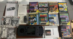 Atari Lynx 1 Console + 11 games/boxed (PAG-0201) **Parts/Repair** – See photos