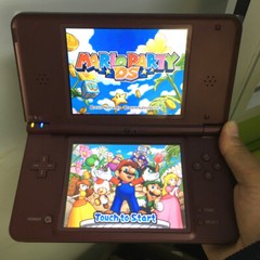 Brown Retrofit Nintendo DSi XL Game Console NDSI XL Video Handheld System