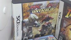 Nintendo DS Lite Crimson Red Bundle Indiana Jones MX vs ATV Tested
