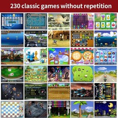 Rechargeable 3-Inch HD Handheld Game for Kids – 230 Educational Games Included
