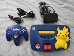 Nintendo 64 Pokemon Edition Pikachu Console W/Oem Controller US Model Authentic