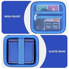 Hard EVA Carrying Case for RG34XXSP/RG35XXSP Retro Game Console – Blue