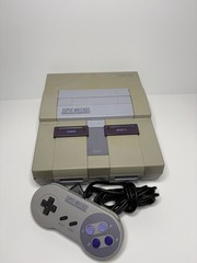 Super Nintendo (SNES) SNS-001 Console + 1 Controller Only -Tested