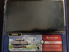 BLACK OLED TABLET ONLY Nintendo Switch w/ Super Mario Wonder US Version + BOX