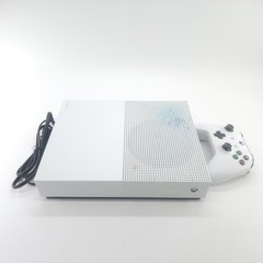 Microsoft Xbox One S 1TB White w/ Faulty controller, Fan makes noise, Fair