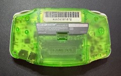 Nintendo Game Boy Advance Handheld Transparent Emerald Green AGB-001 2000 Tested