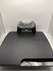 Sony PlayStation 3 – Slim 250GB Console – Black Tested Working W/ Controller