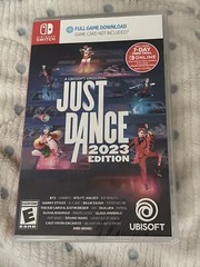 NEW Just Dance 2023 Edition Code In Box Nintendo Switch videogame Ubisoft SEALED
