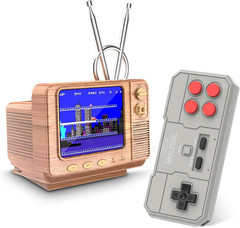 Retro Handheld Game Console – GV300S JALECO+168 Classic Games Mini TV Style with