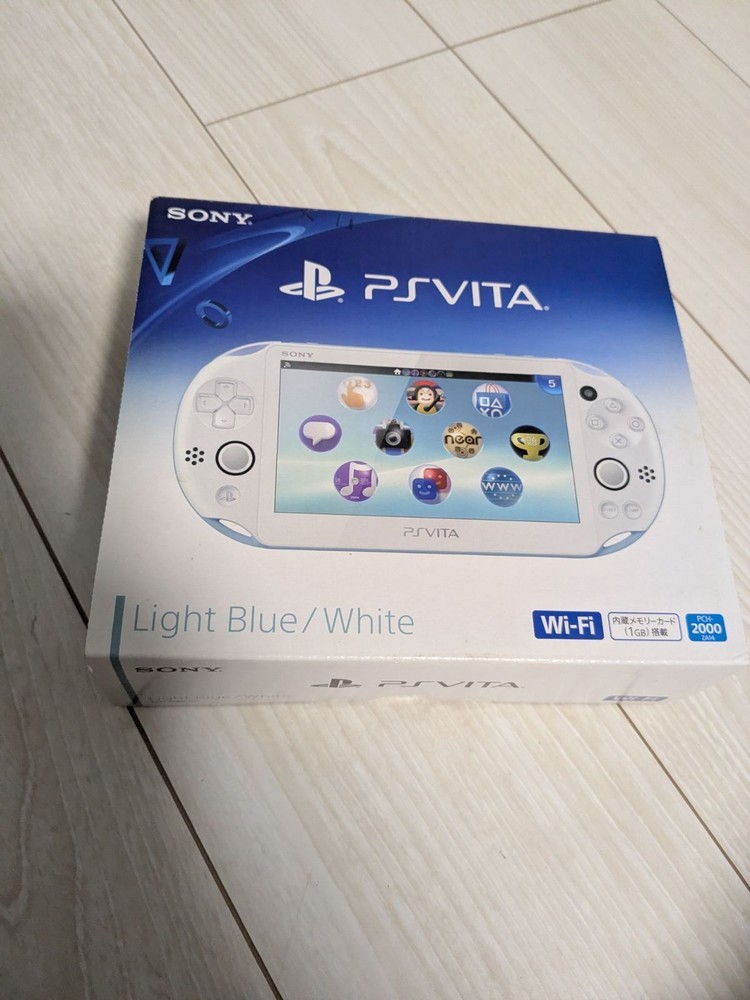 Excellent PS Vita Light Blue White PCH 2000 ZA14 Console