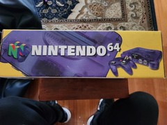 Grape Purple Yellow Strip Funtastic Nintendo 64 Boxed Console