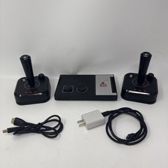 Atari Gamestation Pro Plug & Play Console 2 Joysticks HDMI Tested New Batteries