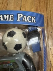 Vtg 90s Soccer Football Futball Handheld LCD Game Sport Watch Calculator Radio