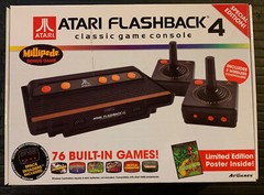 Atari Flashback 4 Classic Game Console limited special edition poster 76 games