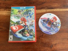 Nintendo Wii U Mario Kart 8 Deluxe Set 32GB Console w/ Mario Wheel Wiimote Rare!