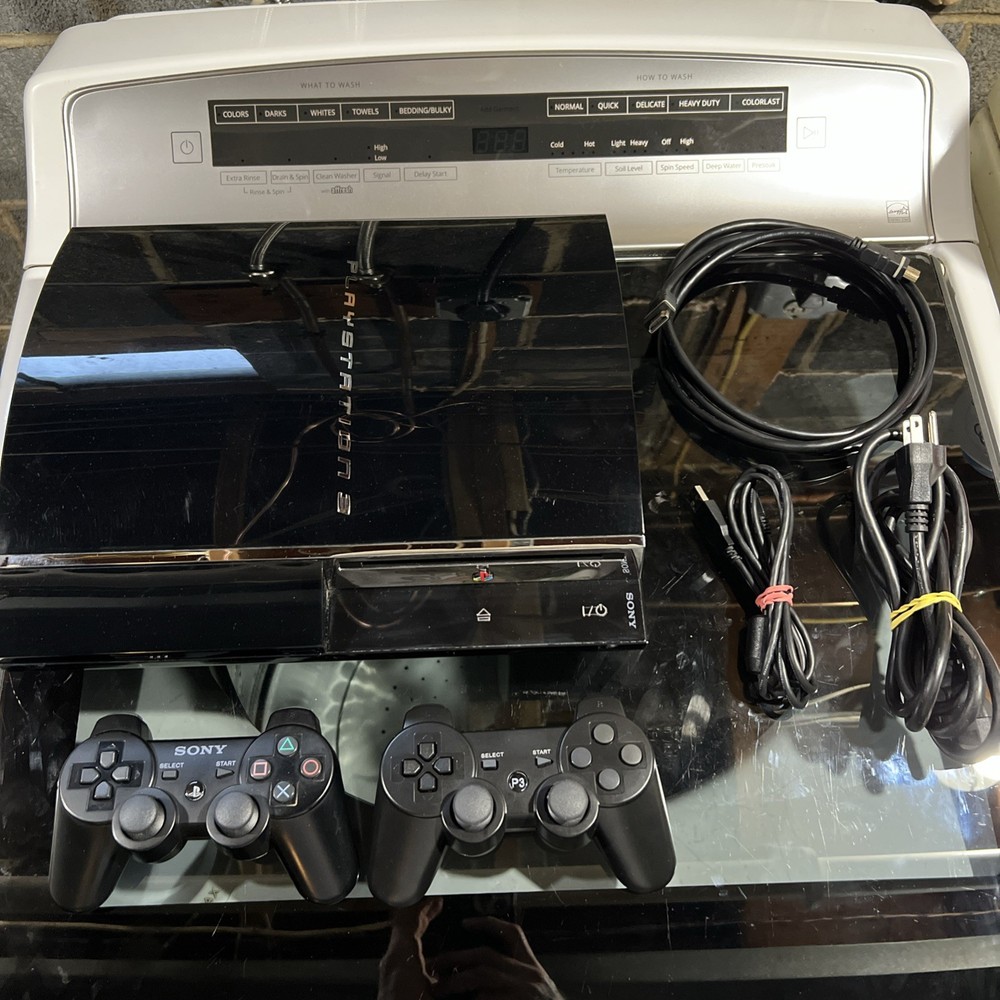 Sony PlayStation 3 PS3 Fat CECHE01 80GB Backwards Compatible WORKS
