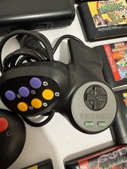 Original Sega Genesis 1601 16-Bit Console Bundle 2 Controllers 13 Games -Works