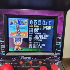 Retro Mini Arcade Machine ARCTIC WOLF Handheld 156 Classic VideoGames W-Battery