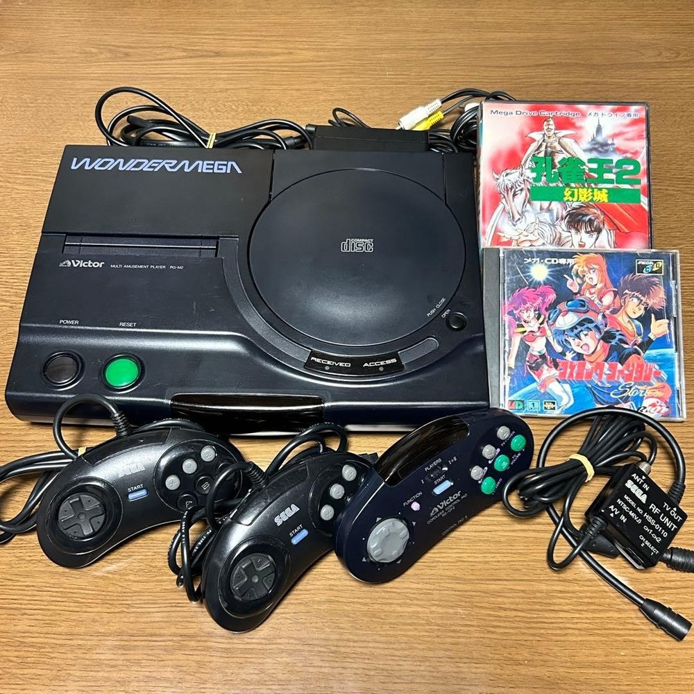 WONDER MEGA Console system RG-M2 Victor Cartridge Working SEGA Mega Drive NTSC-J