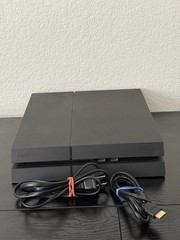 Sony PlayStation 4 PS4 500GB Black Gaming Console W/ Cables CUH-1215A Tested