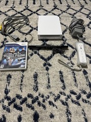 Nintendo Wii Console RVL-001 With Game And Hookups See Description