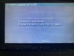 PSP 1001 PlayStation Portable Black W/ One Game Needs New Battery No Charger