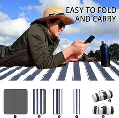 Outdoor Picnic Blanket Extra Large, 80”X80” Waterproof Picnic Mat Foldable Campi