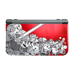 New Nintendo 3DS XL LL Super Smash Bros. Edition Red Console Tested w/ Charger