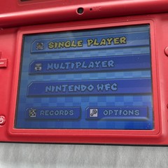 Nintendo DSi XL Super Mario Bros 25th Anniversary Edition w/charger & Game READ