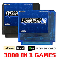 3000 in 1 Game Card ED N8 Pro Game Cartridges with 8G TF Card China for Family C
