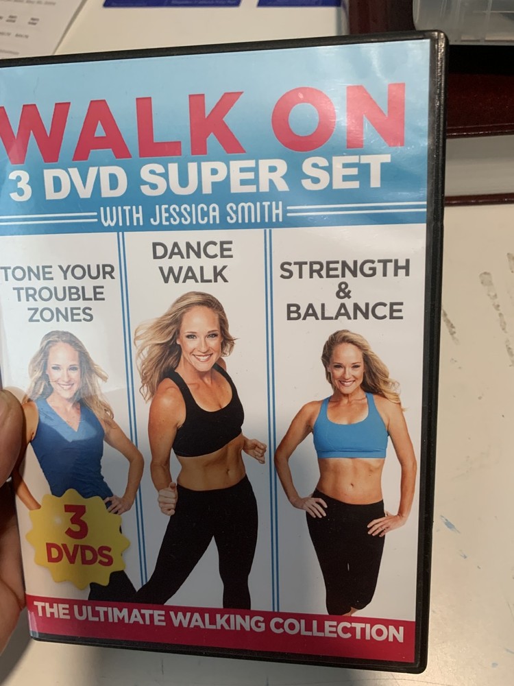 Walk On 3 DVD Super Set Jessica Smith Fitness Exercise Walking Collection