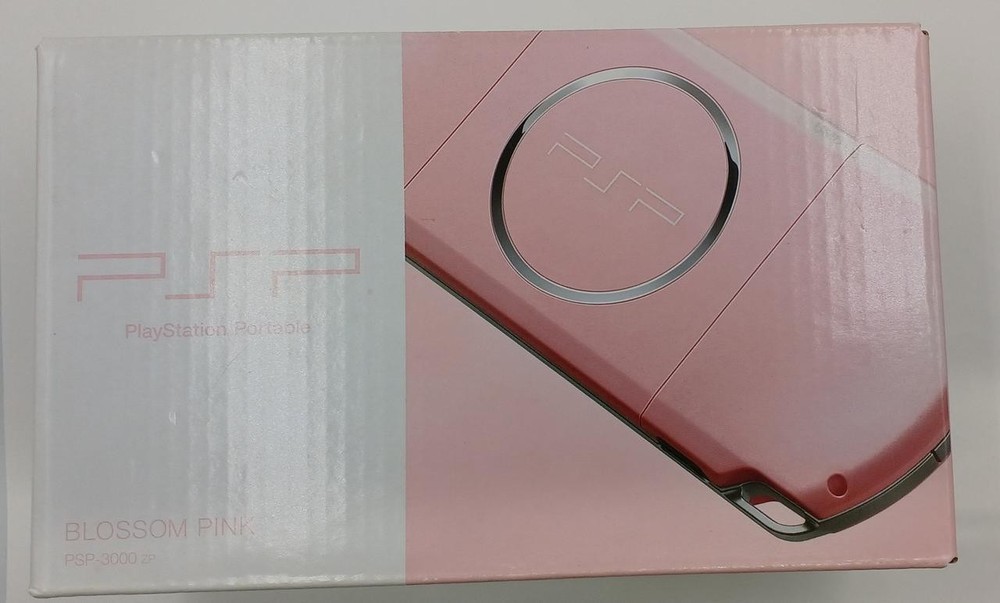 Sony PSP 3000 Blossom Pink Console Box Manual Charger Japan Tested work 3001